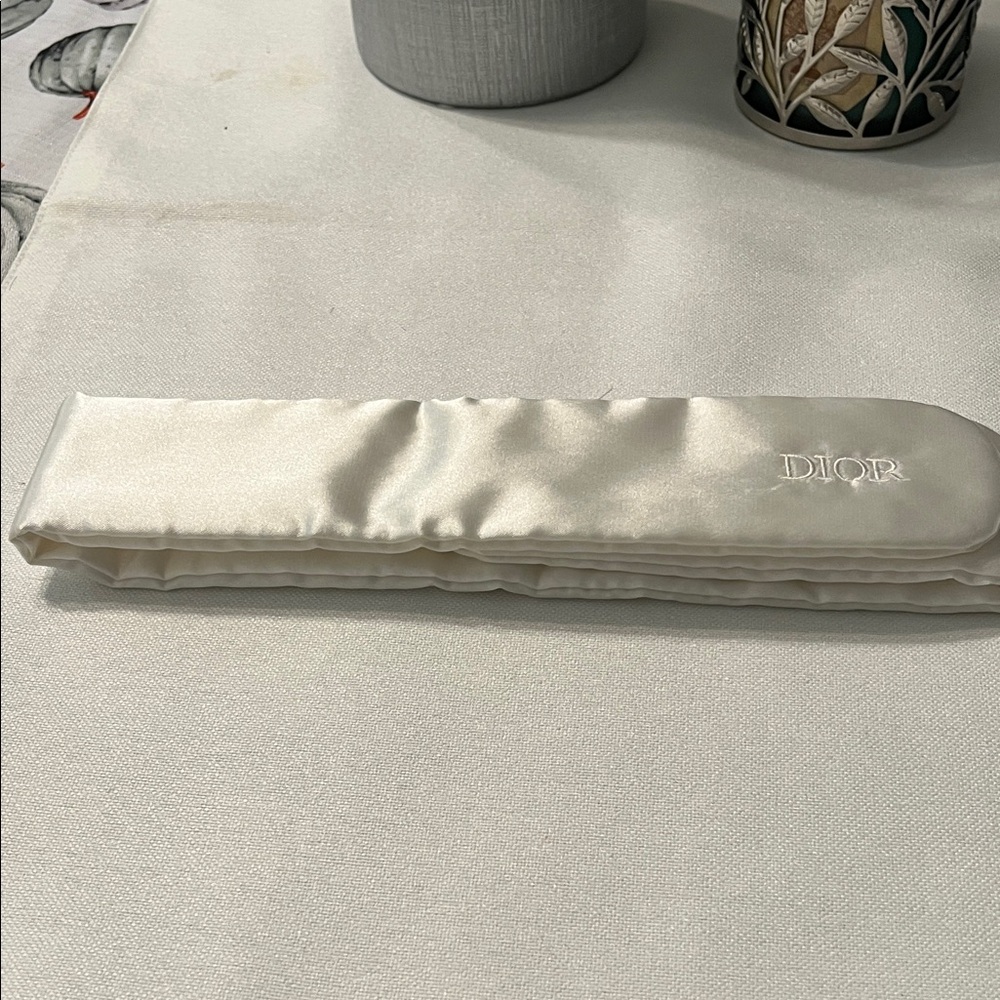 Dior Ivory Satin head band